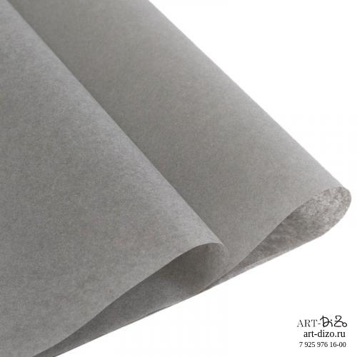 Тишью 75×50 см серая, 40 листов
