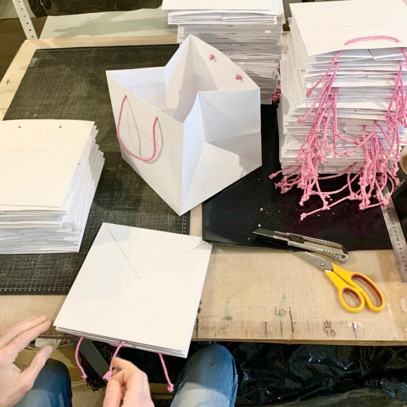 Сборка бумажных пакетов