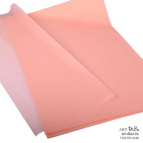 Тишью 76×50 см персиковая, 100 листов