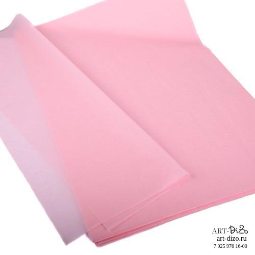Тишью 76×50 см светло-розовая, 100 листов