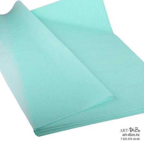 Тишью 76×50 см мятная, 100 листов