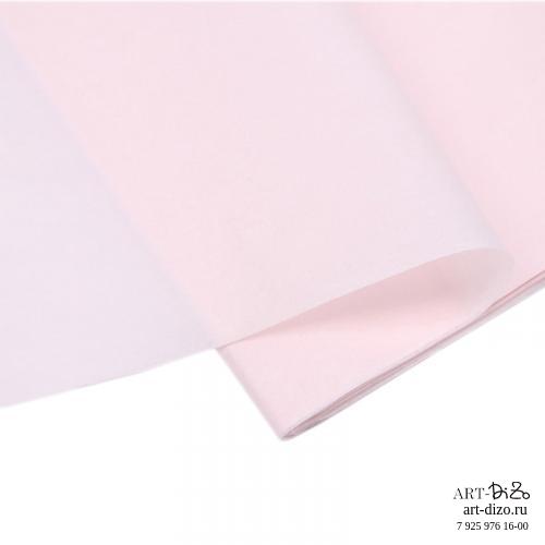 Тишью 70×50 см бледно-розовая, 40 листов