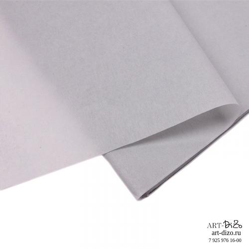 Тишью 70×50 см холодно-серая, 40 листов