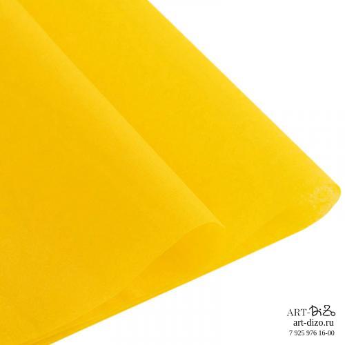 Тишью 75×50 см ярко-жёлтая, 40 листов