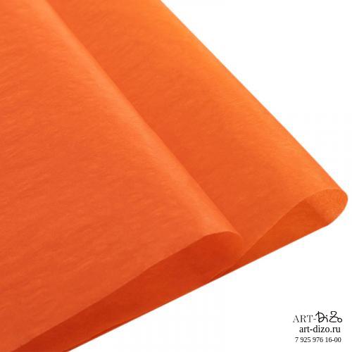 Тишью 75×50 см оранжевая, 40 листов