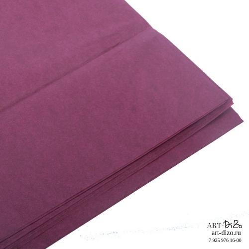 Тишью 76×50 см бордовая, 100 листов
