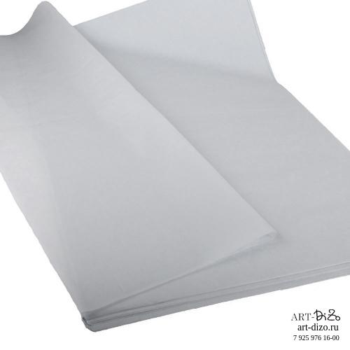 Тишью 76×50 см серая, 100 листов