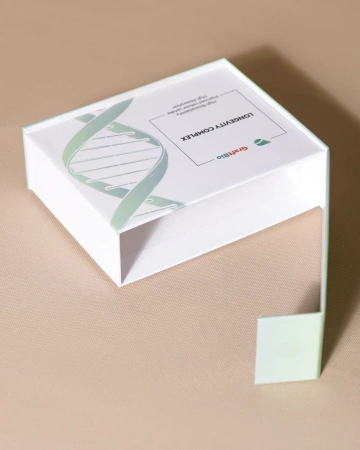 Коробка на магнитах для витаминного комплекса LONGEVITY  Фотография коробка на магнитах для витаминного комплекса longevity