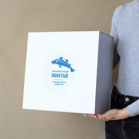  Фотография коробка книга на магнитах с логотипом и текстом