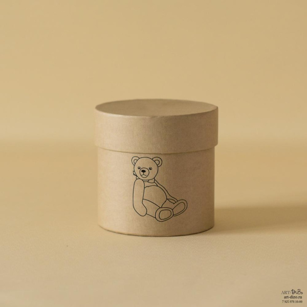  Фотография круглая коробка 10×10 см для игрушки