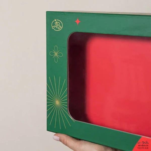 Коробка с окошком на заказ  Фотография коробка с окошком на заказ