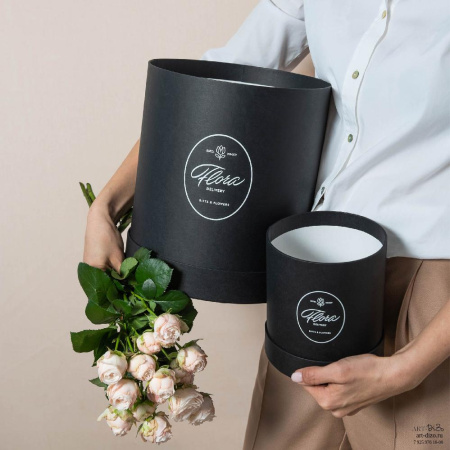 Круглые коробки 13×15 и 23×26 см  Фотография круглые коробки 13×15 и 23×26 см
