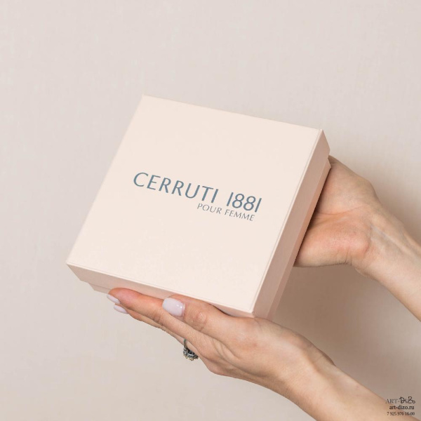  Фотография коробка 14×14×5 см с ложементом под духи