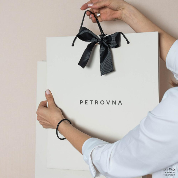  Фотография пакет 35×41×10 см с бантом