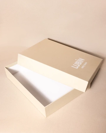  Фотография коробка c крышкой для бренда постельного белья и одежды для дома