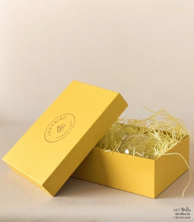  Фотография подарочная коробка крышка-дно для посуды