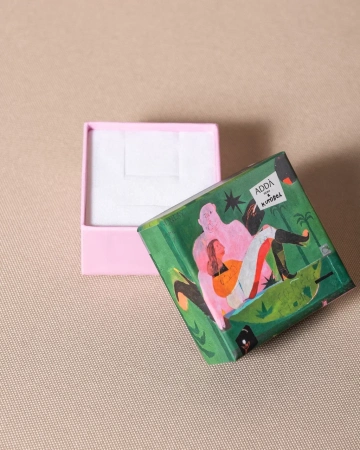  Фотография квадратная коробка крышка-дно с принтом на крышке