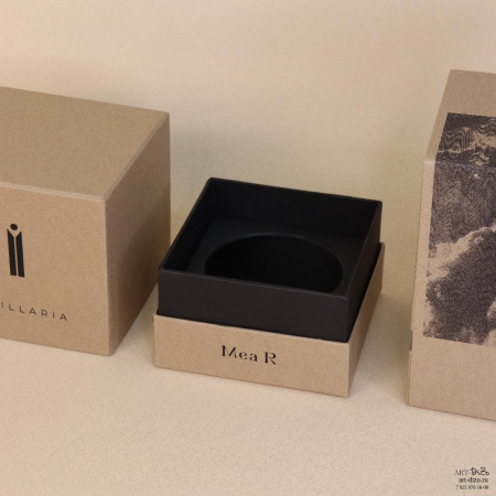 Фотография коробка крышка-дно на втулке 9х9х13 для парфюма