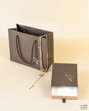  Фотография коробка with love by s с оклейкой для украшений