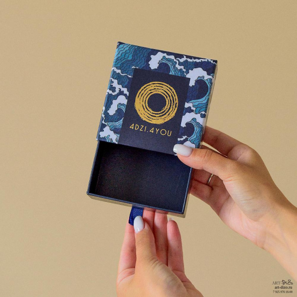  Фотография коробка-пенал 16×14×4 см c принтами