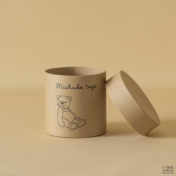  Фотография круглая коробка 10×10 см для игрушки