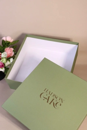  Фотография коробка крышка-дно для кондитерских изделий