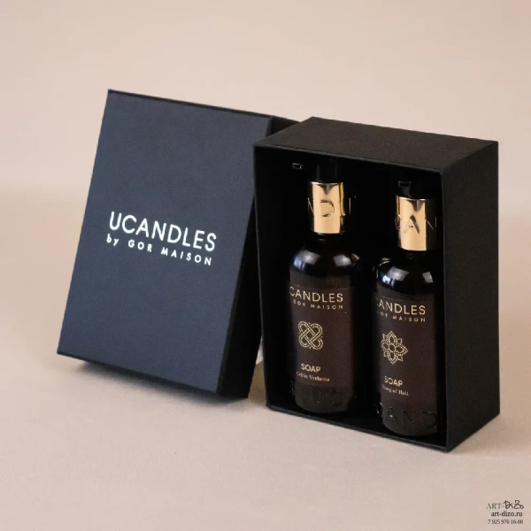  Фотография коробка для подарка аромамануфактуры ucandles