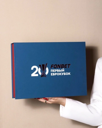  Фотография коробка на лентах для компании fonbet