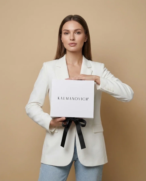  Фотография премиальная подарочная коробка-книга на магнитах с декоративными лентами