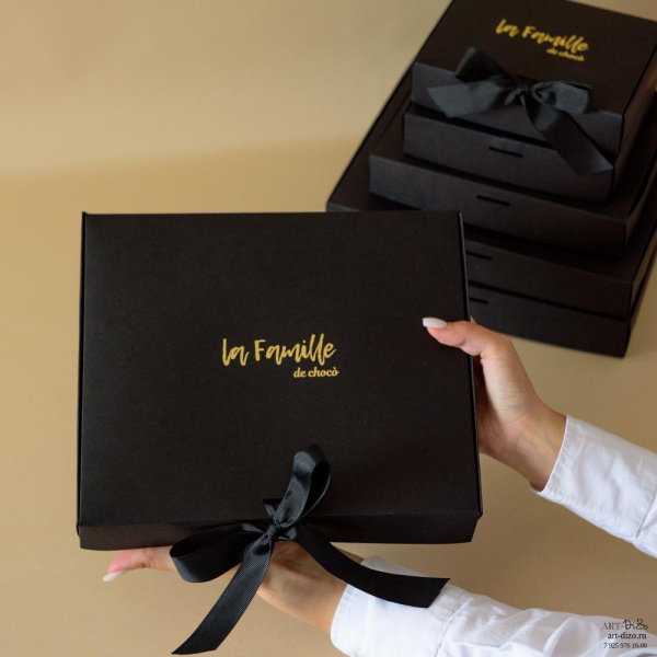  Фотография самосборные коробки для клубники в шоколаде