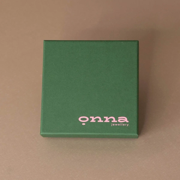  Фотография зеленая коробка крышка-дно для парфюма