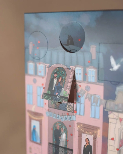  Фотография коробка с окошками