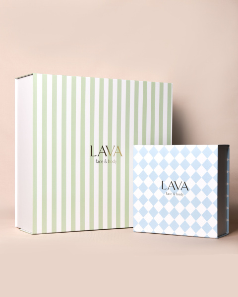 Фотография подарочная коробка премиум-класса с стильным дизайном для косметической продукции