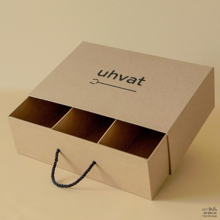  Фотография коробка-пенал 32×22×10 см с перегородками