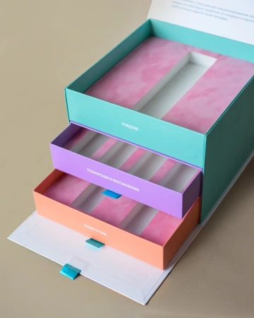  Фотография коробка 3-х ярусная