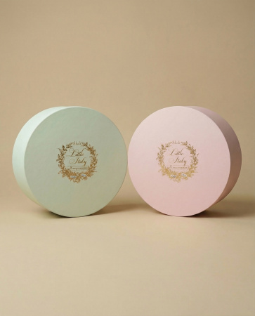  Фотография круглая коробка на втулке для конфет