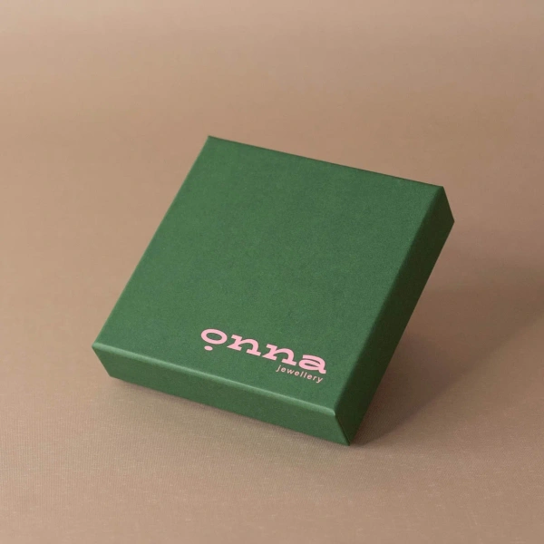 Фотография зеленая коробка крышка-дно для парфюма