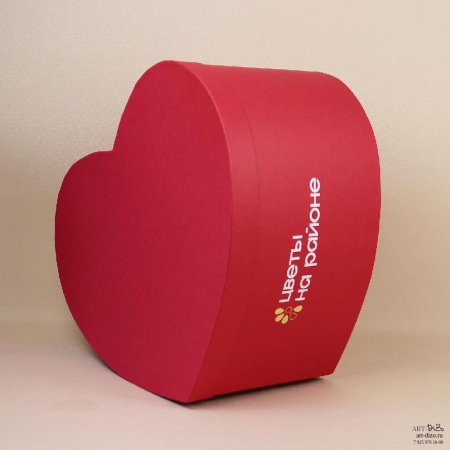  Фотография упаковка в форме сердца для цветов