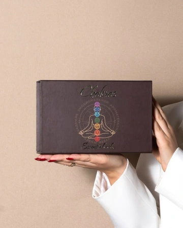  Фотография коробка на магнитах для эфирных масел с ложементом