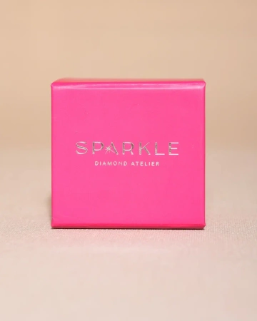 Розовая квадратная коробочка на магнитах для бижутерии  Фотография розовая квадратная коробочка на магнитах для бижутерии