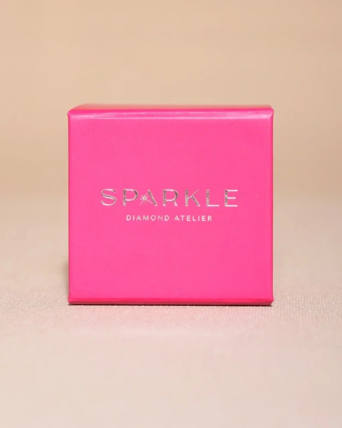 Розовая квадратная коробочка на магнитах для бижутерии  Фотография розовая квадратная коробочка на магнитах для бижутерии