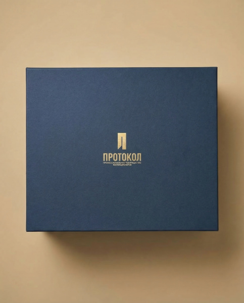  Фотография премиальная круглая подарочная коробка конструкции "крышка-дно"