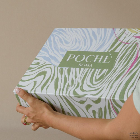  Фотография коробка на магнитах для корпоративных подарков с принтом