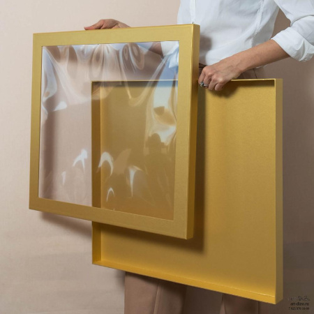  Фотография коробка 60×60×3.5 см с окном