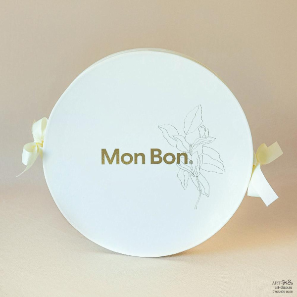 Брендированная коробка на втулке под пирожные макаранс с ложементом от производителя в Москве