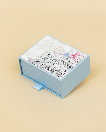  Фотография коробка пенал с бархатным ложементом