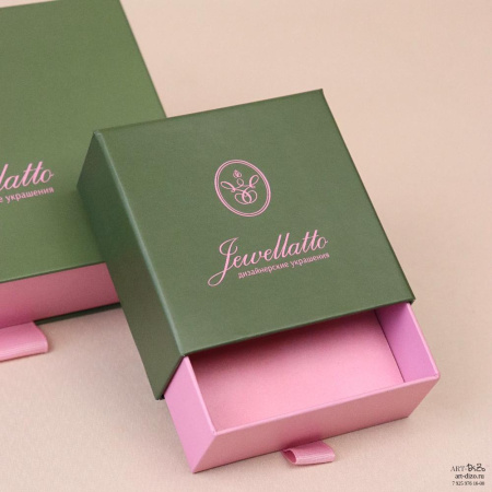  Фотография коробка-пенал для дизайнерских украшений jewellatto