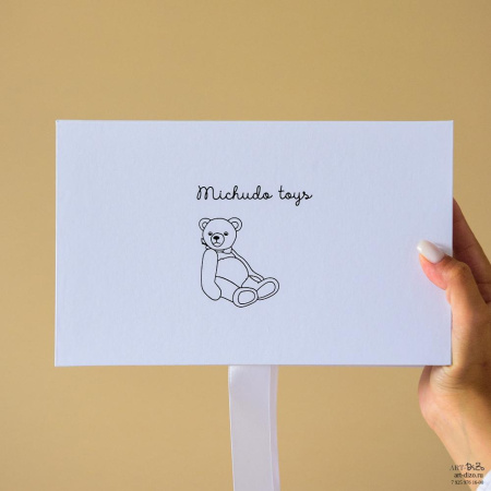  Фотография коробка-книга 23×14×9 см на лентах для игрушки