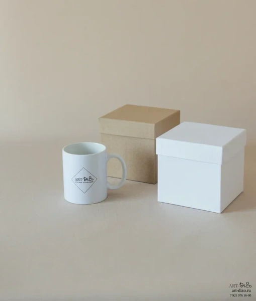  Фотография коробка крышка дно для кружек