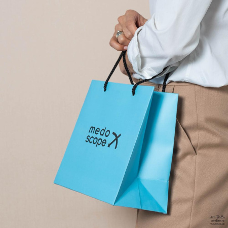 Купить бумажные пакеты с печатью логотипа